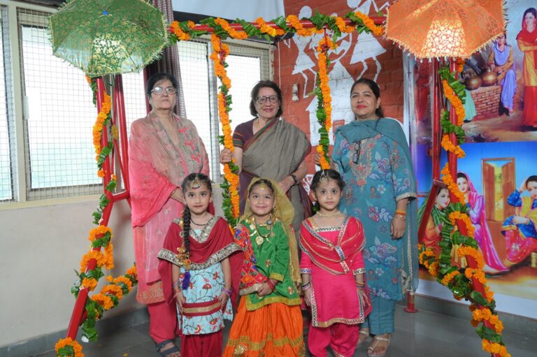 Teej Festival Celebration at Blossoms School
