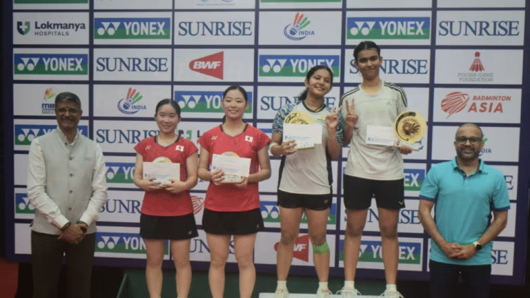 Unseeded Indian Pairs Shine at Junior Badminton Grand Prix